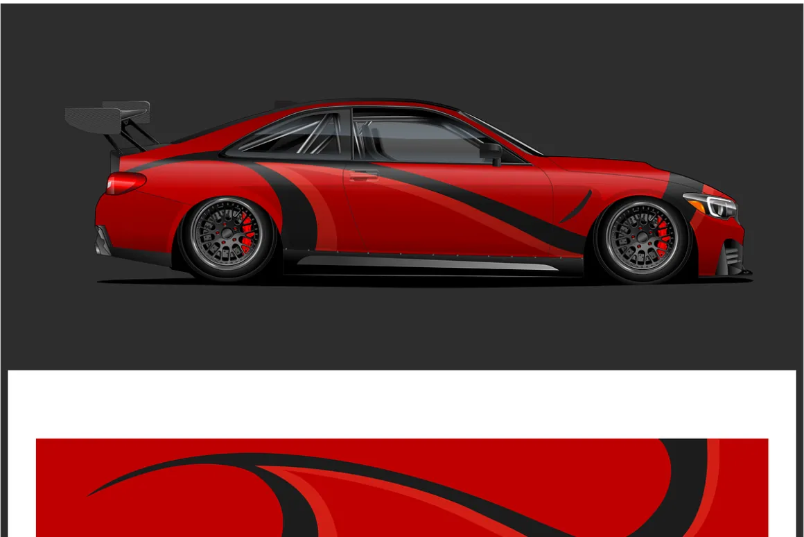 Sleek Van Wrap Design