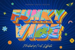 Sliced 3D Text Effects – 6 PSD