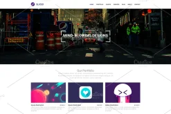 Sliced: PSD One-Page Template