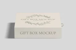 Sliding Gift Box Mockups