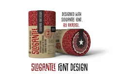 SloganTee Uppercase Font