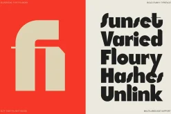 SLTF Tight Flight - Bold Funky Font