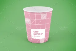 Small Paper Cup Mockup