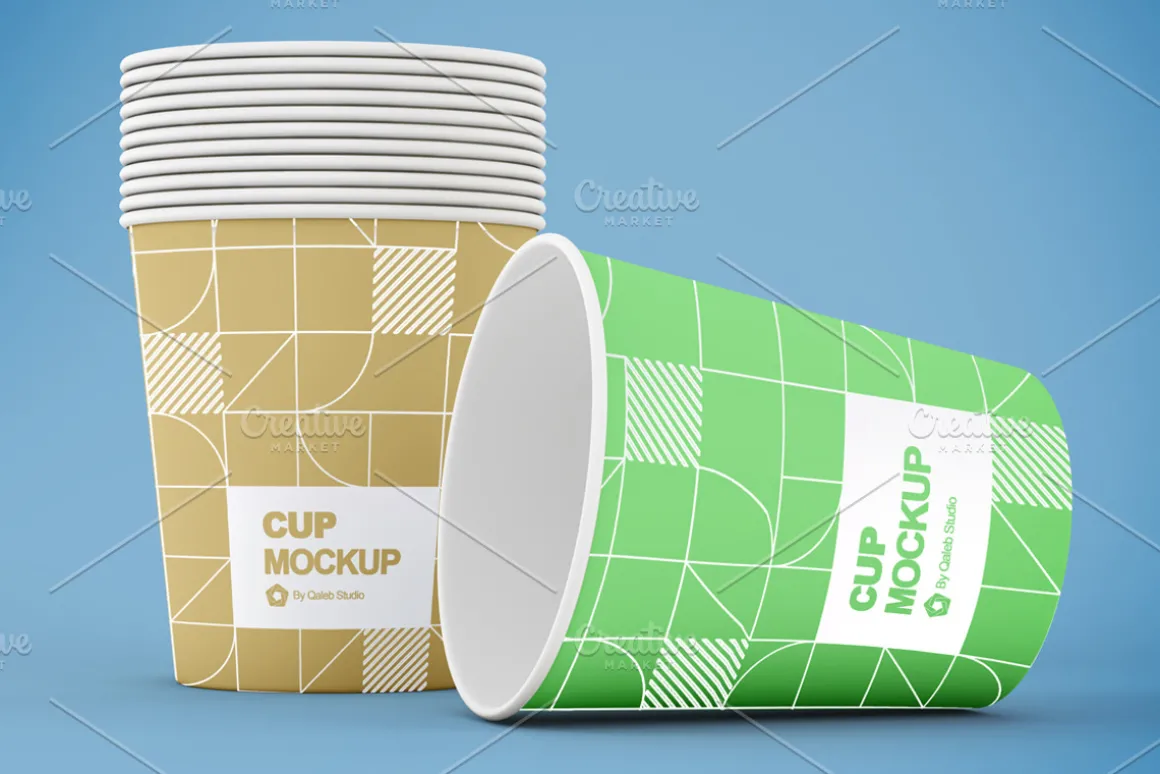 Small Paper Cup Mockup