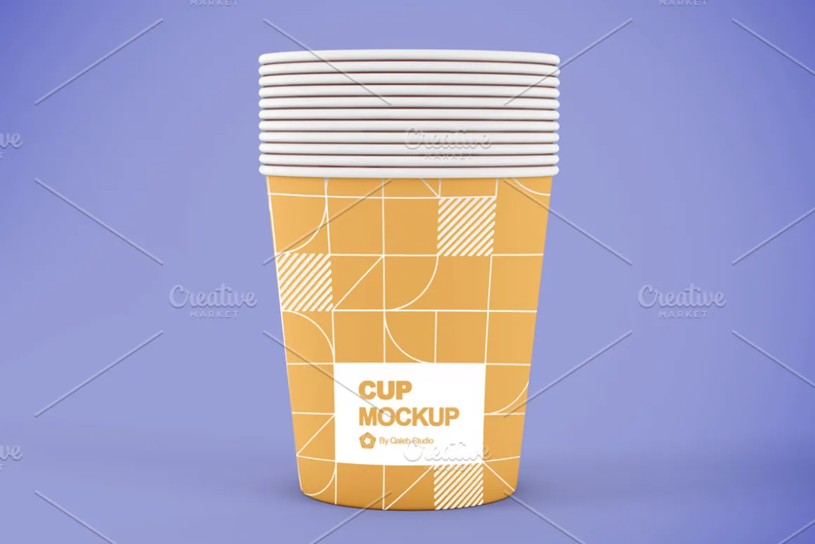 Small Paper Cup Mockup