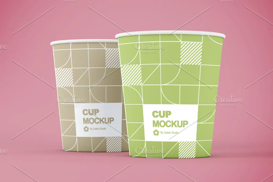 Small Paper Cup Mockup