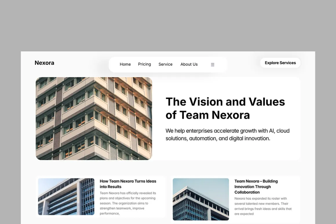 Smarter Business Starts Web Template