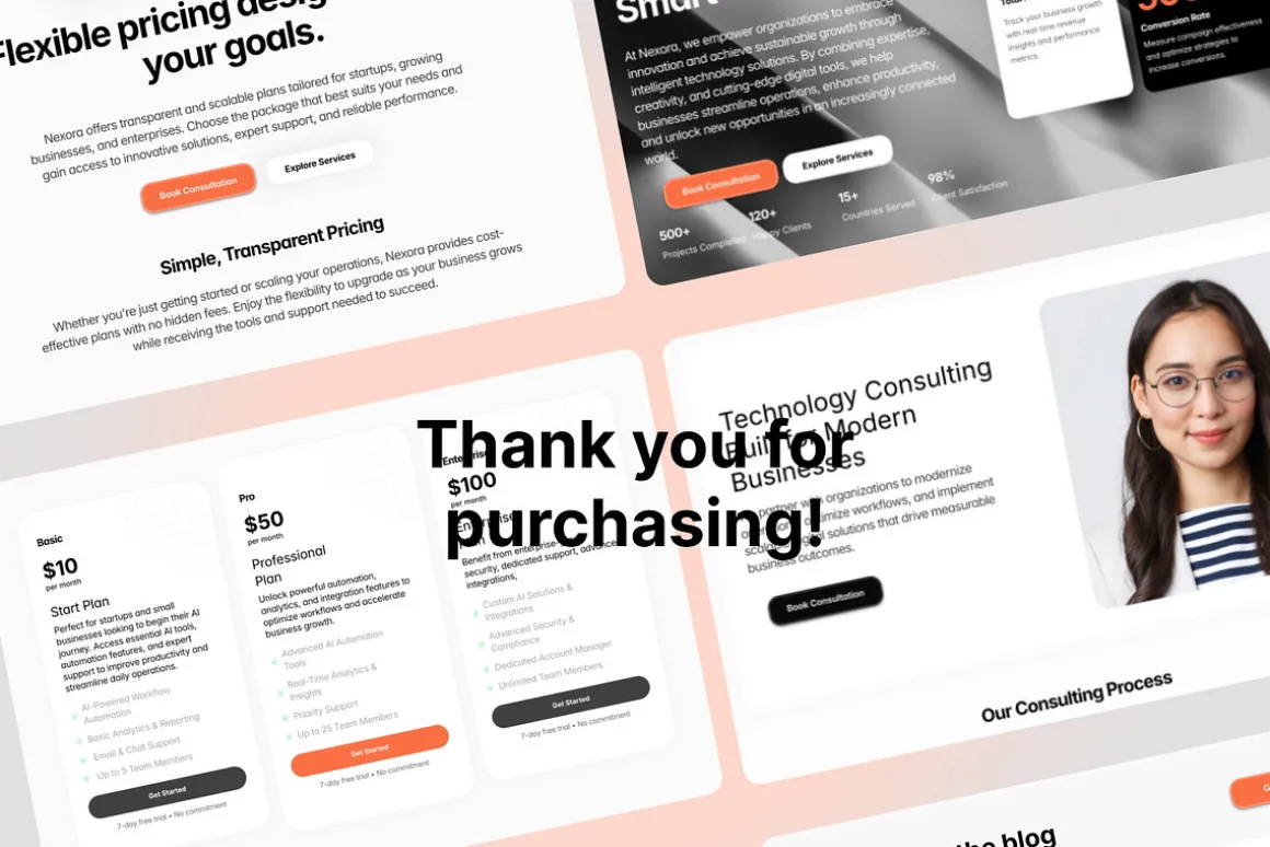 Smarter Business Starts Web Template