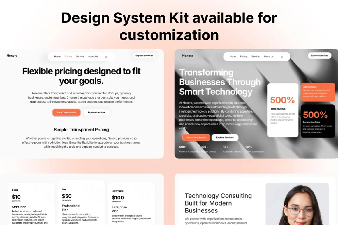 Smarter Business Starts Web Template