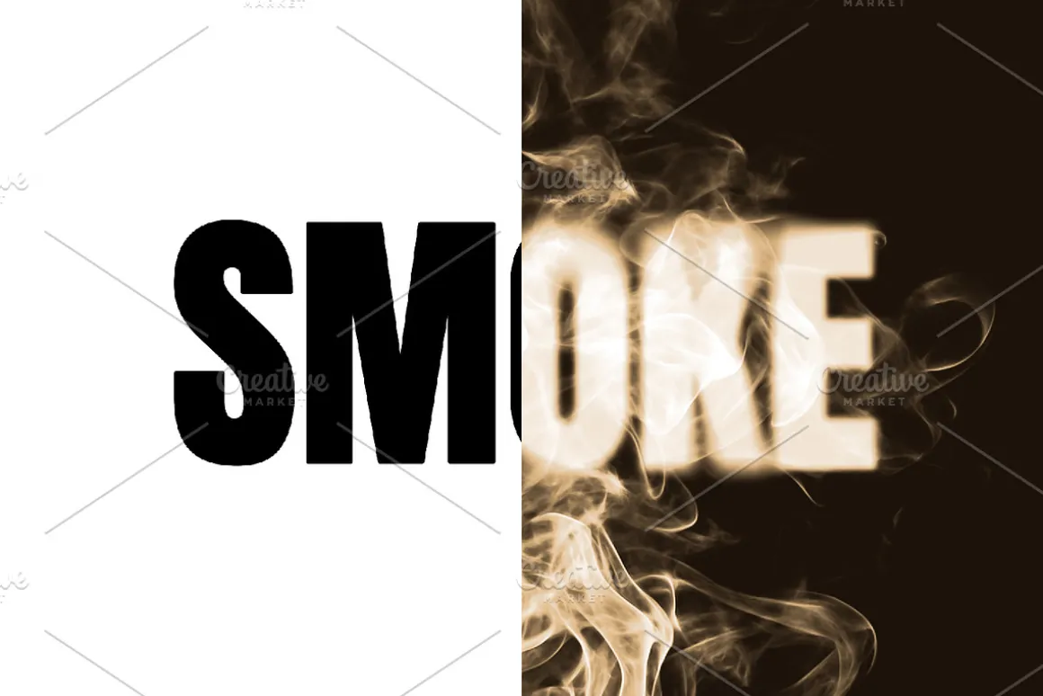 Smoke Text Effect