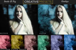 150 Smoke+Fog+Color Smoke Overlays