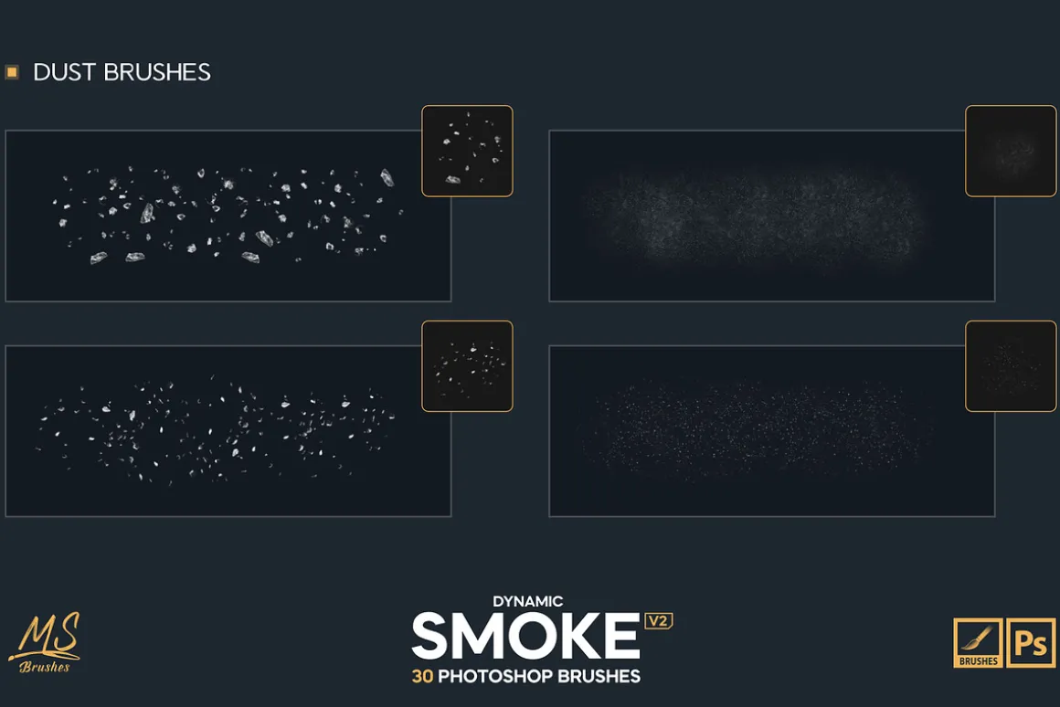 Smoke Photoshop Brushes v2