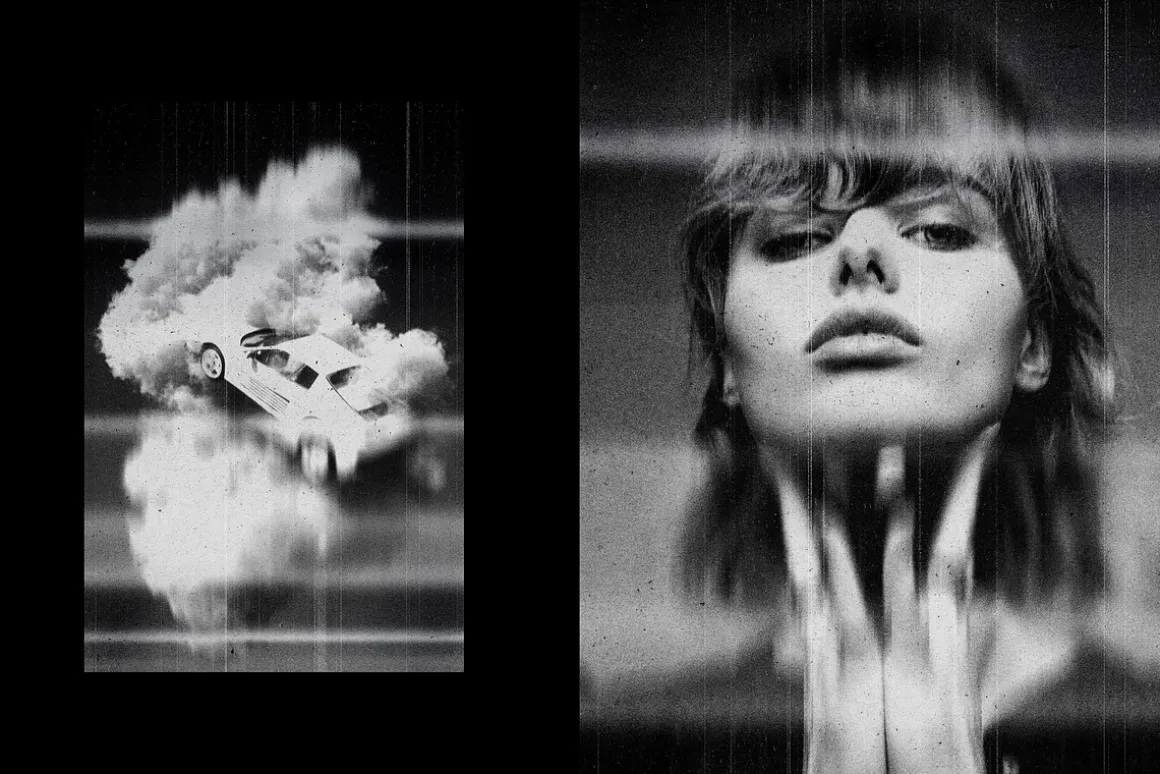 Smudged Scan Photo Effect