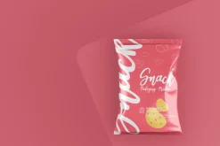 Snack Foil Pack Packaging Mockup