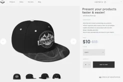 Snapback Hat Mock-up
