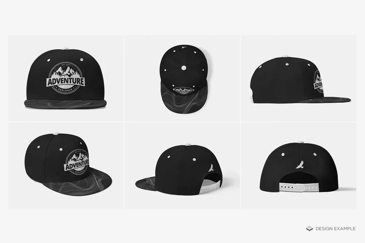 Snapback Hat Mock-up