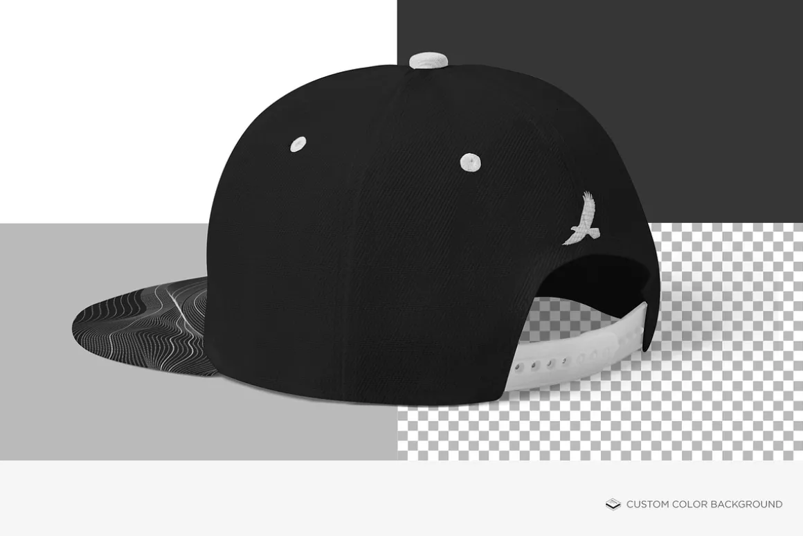 Snapback Hat Mock-up