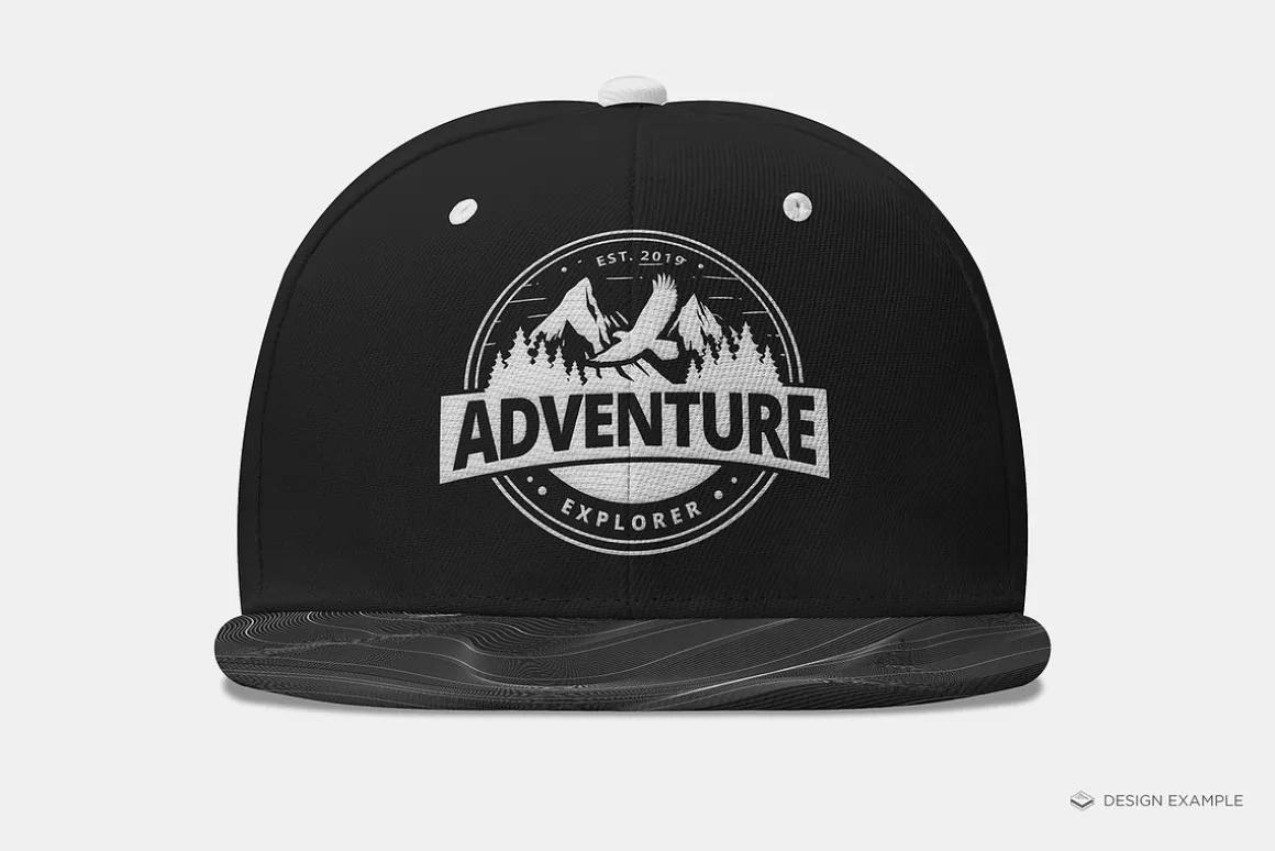 Snapback Hat Mock-up
