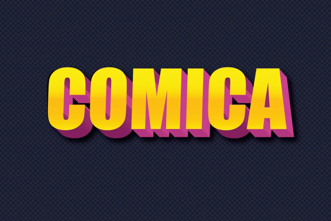 10 80s New Wave Style Text Effect