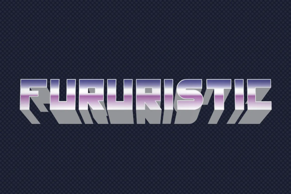 10 80s New Wave Style Text Effect