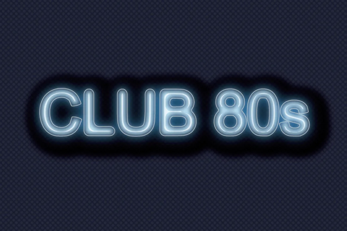 10 80s New Wave Style Text Effect
