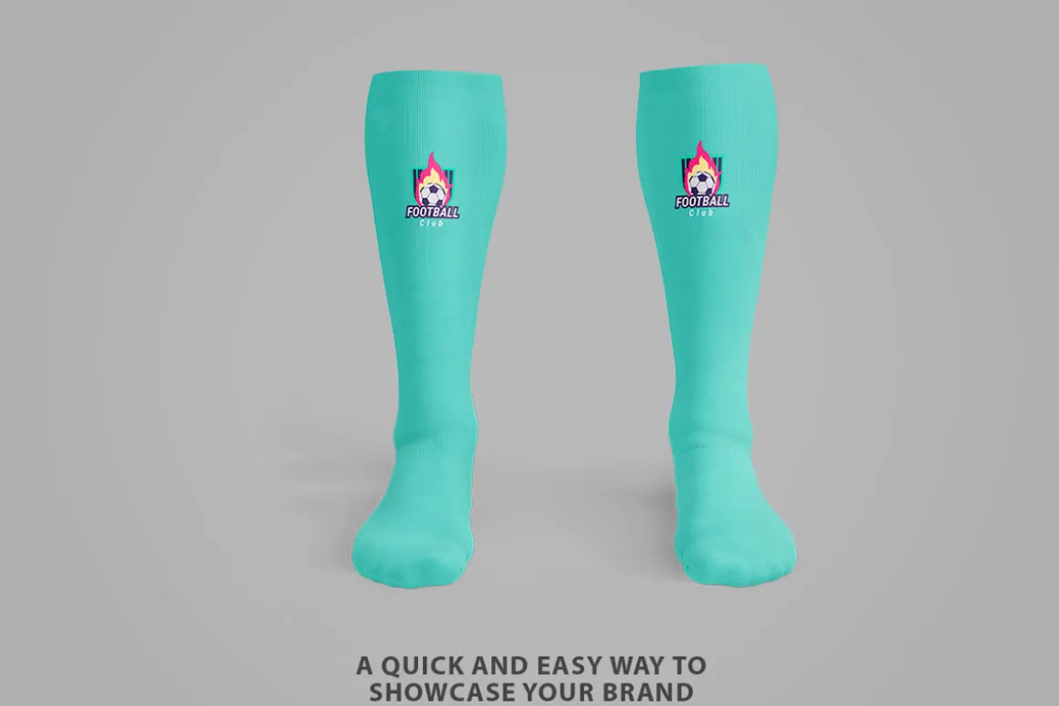 Soccer Socks Mockup PSD