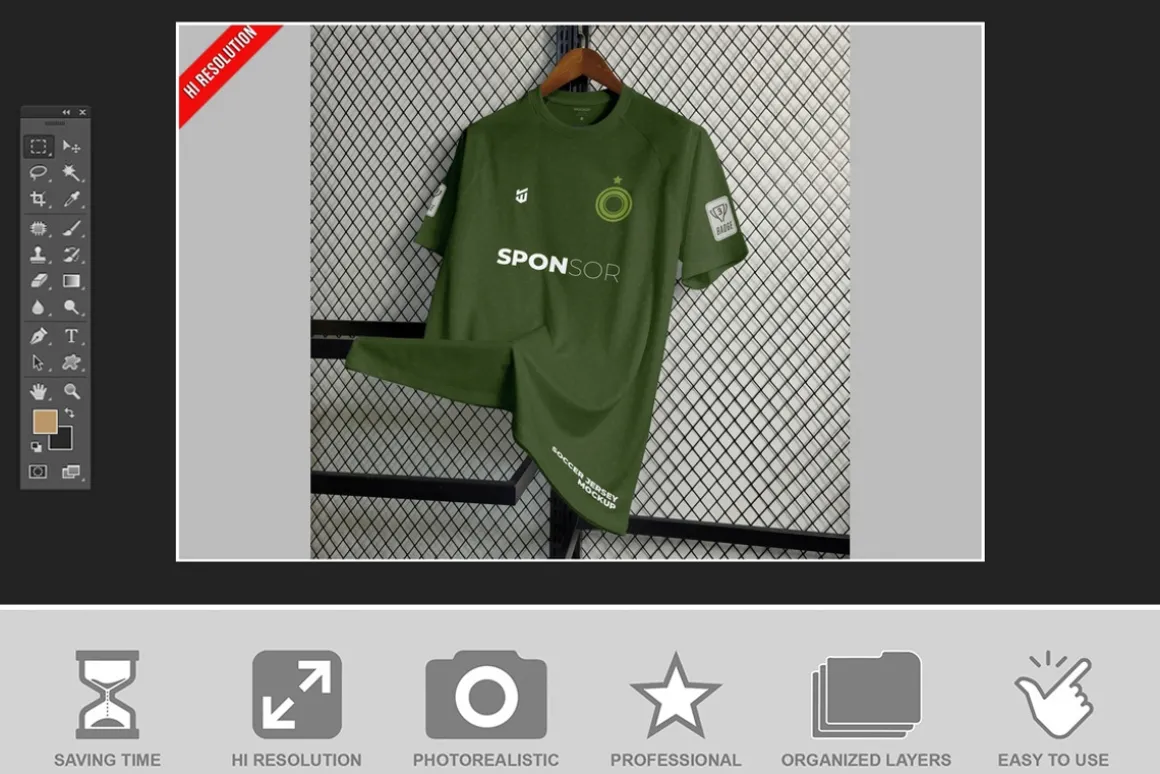 Soccer Top Mockup