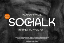 Sochalk - Playful Font