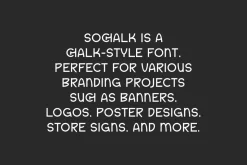 Sochalk - Playful Font