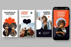 Social Media Story Templates