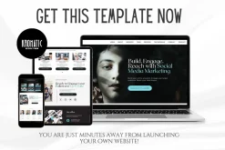 Social Media Agency Website Template
