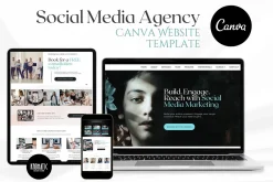 Social Media Agency Website Template
