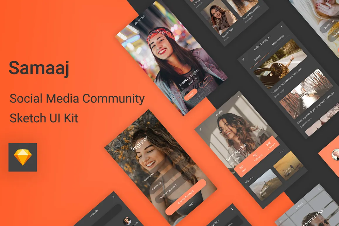 Social Media Community Sketch App