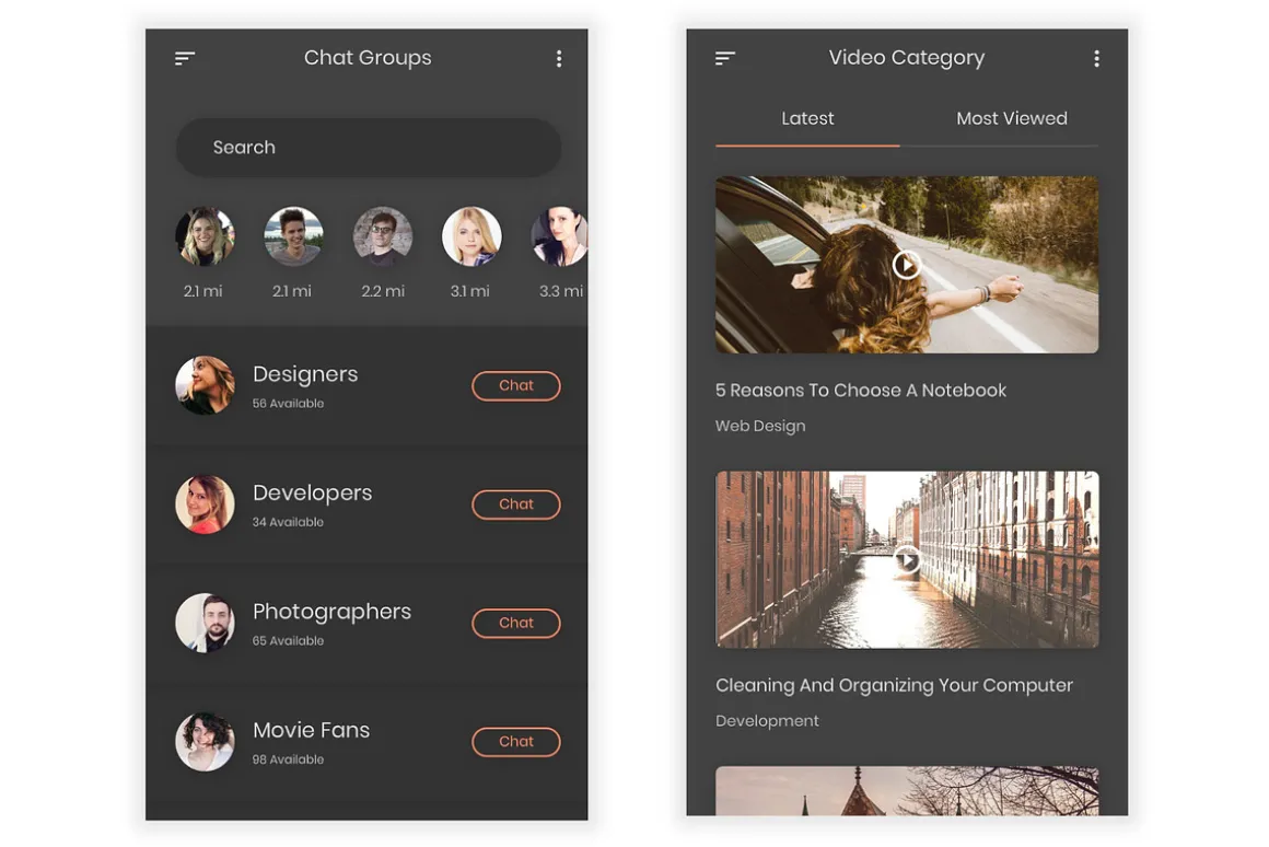 Social Media Community Sketch App