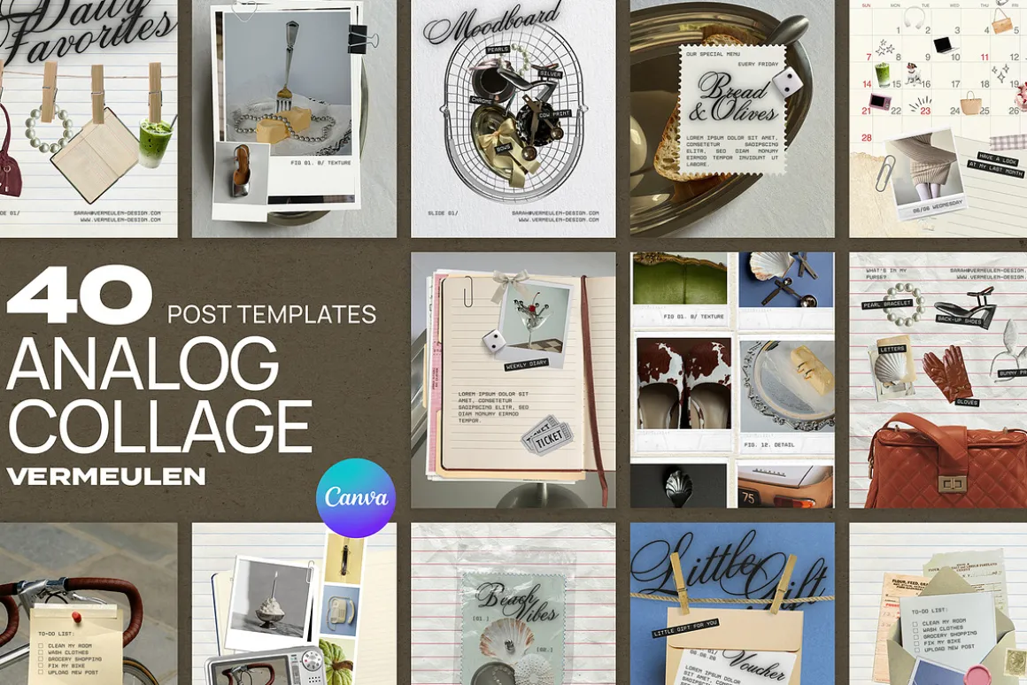 Social Media Kit Canva | Collage