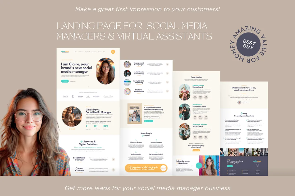 Social Media Manager Canva Website
