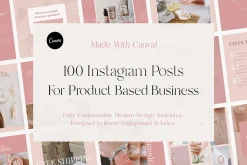100 Social Media Post Templates