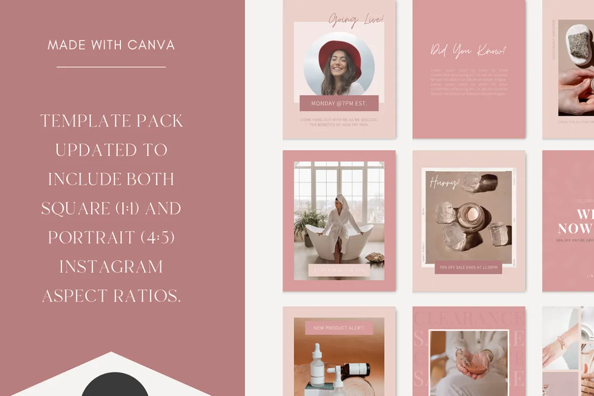 100 Social Media Post Templates