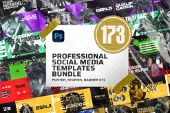 173 Social Media Template Bundle