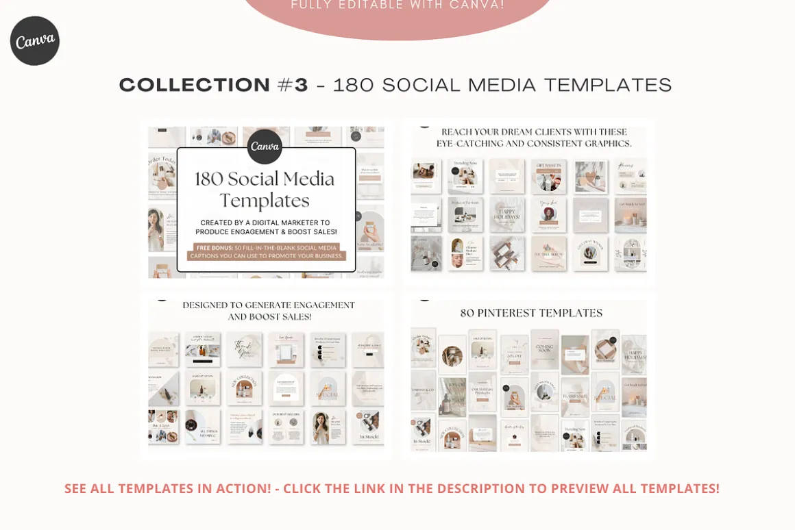 520 Social Media Templates Bundle