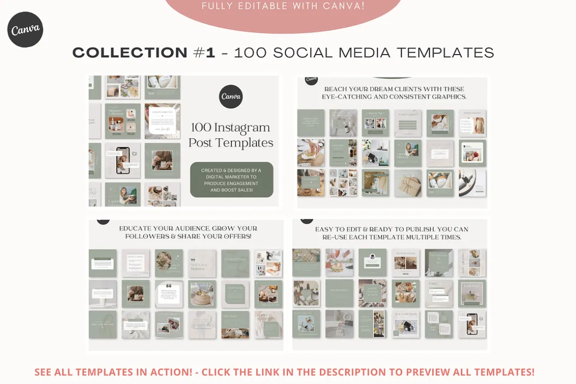 520 Social Media Templates Bundle