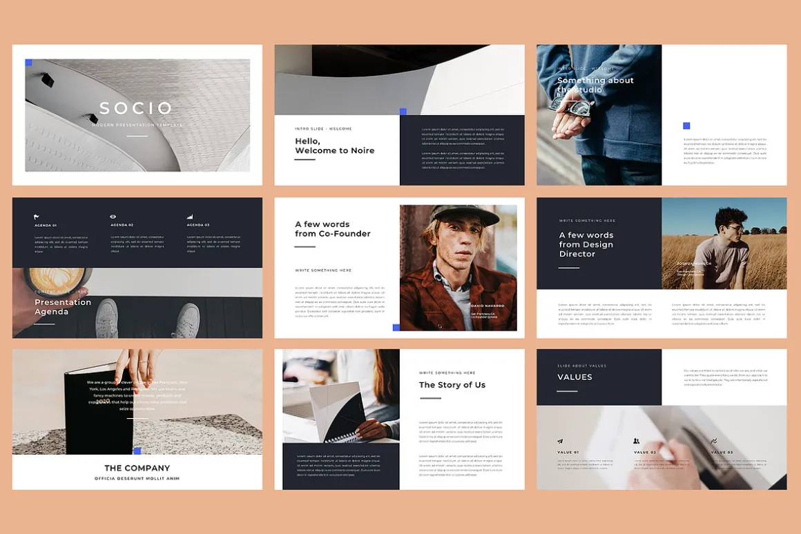 Socio - Google Slides Template