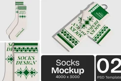 Socks Mockup