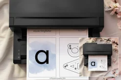 Soft Blush A4 Printer Mockup PR001