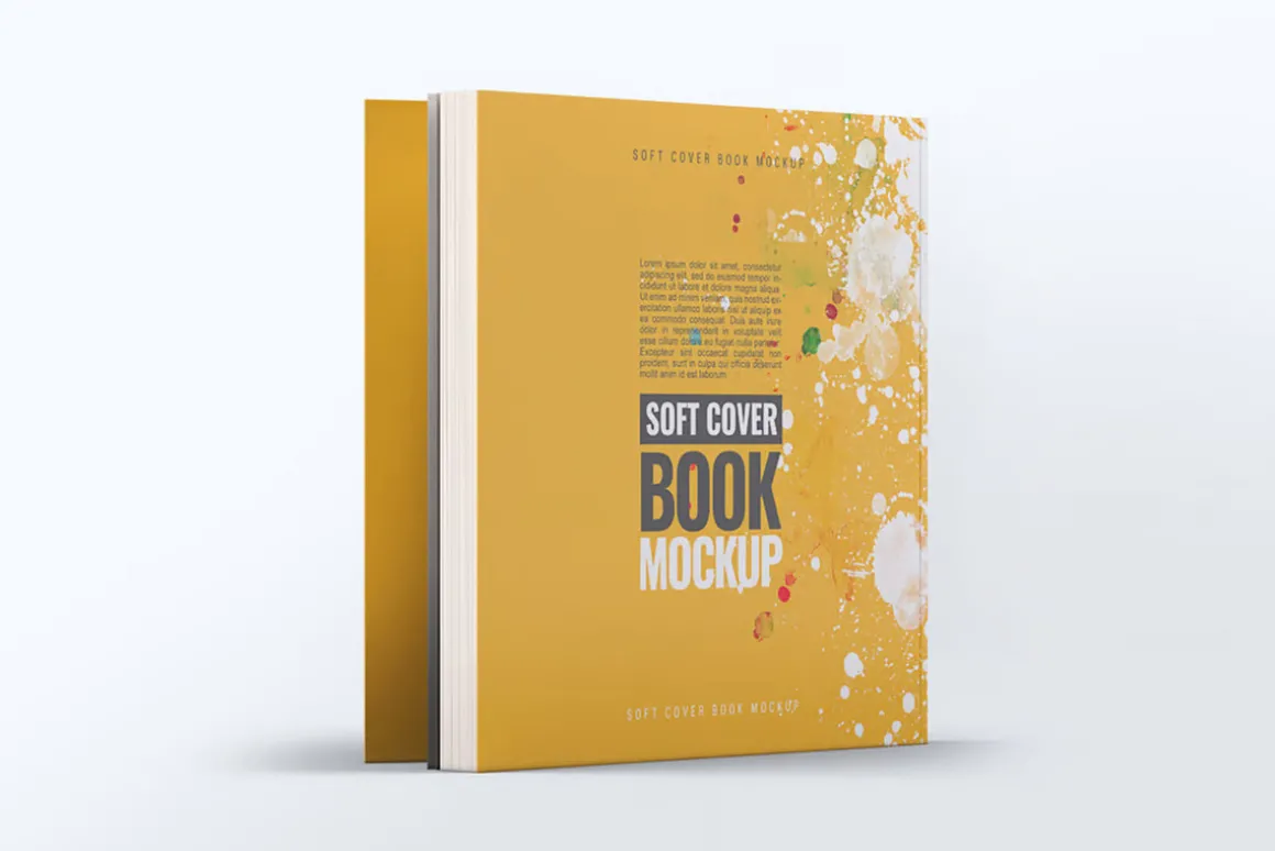Soft Cover Square Book Mock-Up