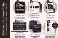 Soft Charcoal Social Media Brand Kit