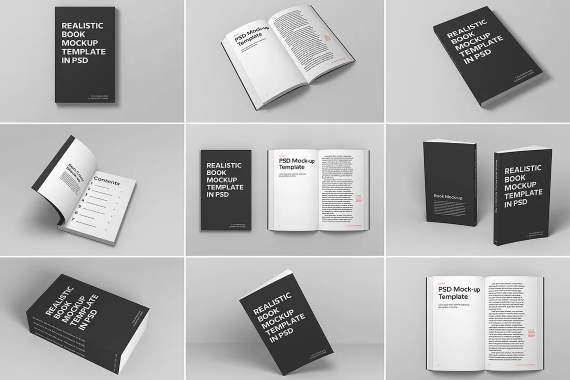 Soft Cover Book Mockup