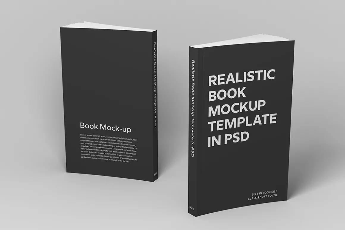 Soft Cover Book Mockup