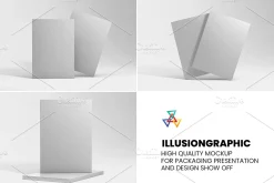 Softcover Book Mockup - A4