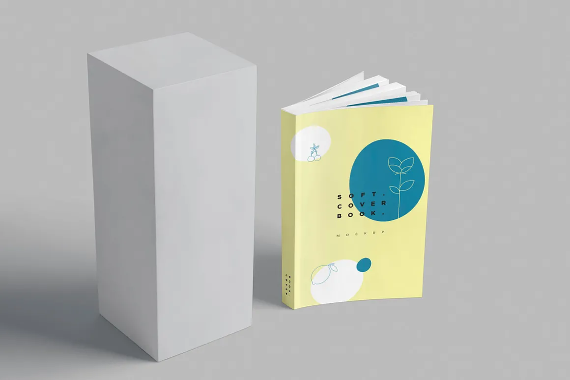 Softcover Novel Book Mockups